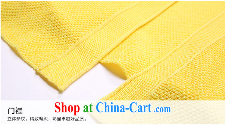 Slim LI Sau 2014 autumn new, larger female OL commuter cultivating knitting cardigan Q 3903 yellow XXL pictures, price, brand platters! Elections are good character, the national distribution, so why buy now enjoy more preferential! Health