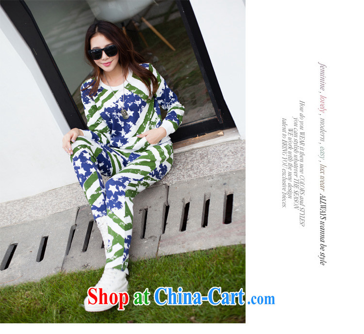 Szili Clinton's large, female sports package Women 2014 autumn and winter new and indeed increase loose cotton 2 piece set thick MM sweater Leisure package green XXXL pictures, price, brand platters! Elections are good character, the national distribution, so why buy now enjoy more preferential! Health