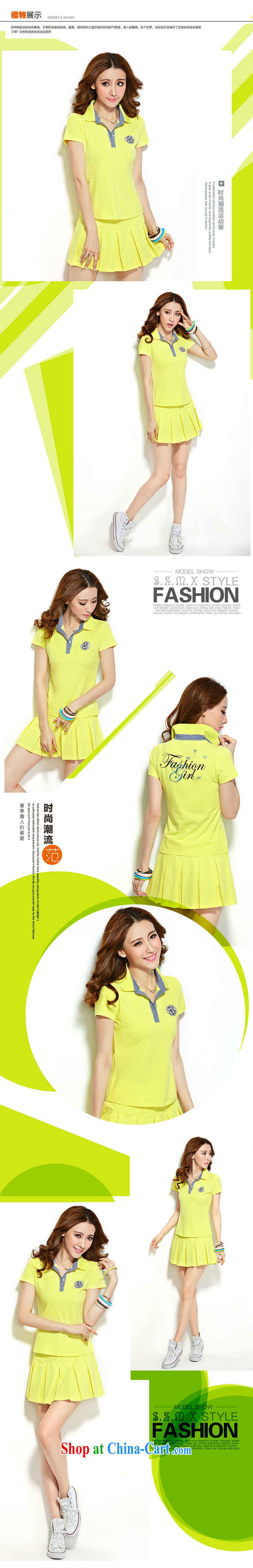 Blue Fox summer Lady style Korean version the short-sleeved female sports two-piece dress beauty graphics thin badminton tennis running uniforms blue XXL pictures, price, brand platters! Elections are good character, the national distribution, so why buy now enjoy more preferential! Health