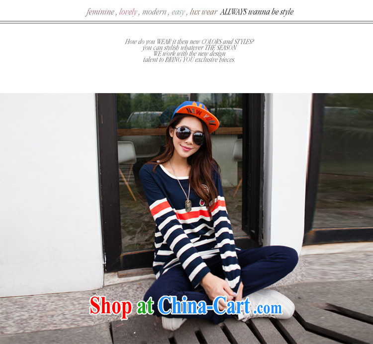 Morning would be spring 2015 new Korean version thick mm maximum code female cotton-colored round-collar Breathable sports, clothing and stylish lounge dynamic two-part kit knocked color streaks red 4 XL recommendations 160 - 180 Jack pictures, price, brand platters! Elections are good character, the national distribution, so why buy now enjoy more preferential! Health
