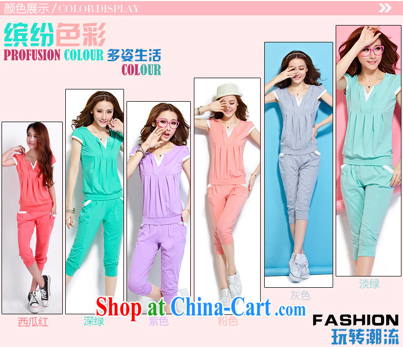 The OSCE, Alice, Sport Kits female summer Korean version the code short-sleeved Leisure package Women summer 2015 summer new gray S pictures, price, brand platters! Elections are good character, the national distribution, so why buy now enjoy more preferential! Health