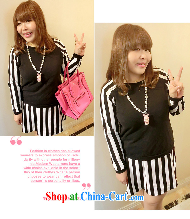 Sugar sugar the Code women fall 2014 new stylish Korean video thin stitching stripe sweater Kit 7525 black XXL pictures, price, brand platters! Elections are good character, the national distribution, so why buy now enjoy more preferential! Health
