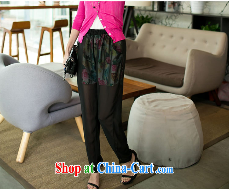 The honey and diverse summer new thick mm maximum code female half-fluoro Elastic waist relaxed, snow pants woven pants women 9015 black XXXL pictures, price, brand platters! Elections are good character, the national distribution, so why buy now enjoy more preferential! Health