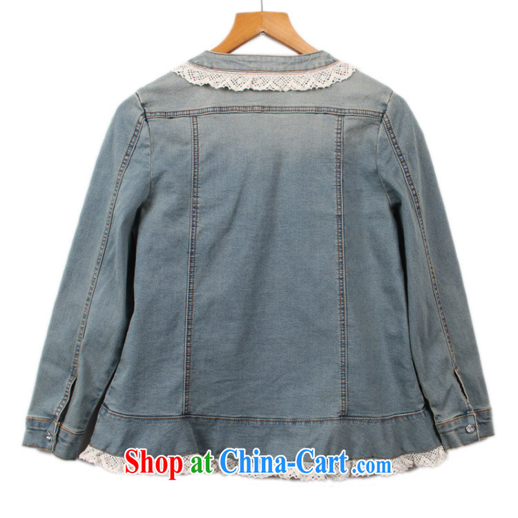 Yet the Addiction, female XL autumn 2014 Women's clothes new Korean cowboy jacket cardigan 13,008 light blue XXXL pictures, price, brand platters! Elections are good character, the national distribution, so why buy now enjoy more preferential! Health
