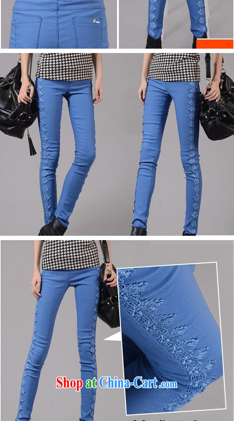 According to the Philippines 2014 autumn and winter new Korean elegant lace lace stretch larger castor pencil pants solid pants female Y 020 black XXXL pictures, price, brand platters! Elections are good character, the national distribution, so why buy now enjoy more preferential! Health