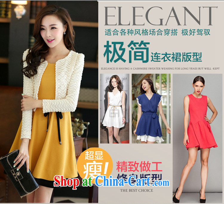 Clear honey princess fall 2014 with larger female new Korean style beauty vest skirt long-sleeved two-piece dresses - M 847 orange XXL pictures, price, brand platters! Elections are good character, the national distribution, so why buy now enjoy more preferential! Health