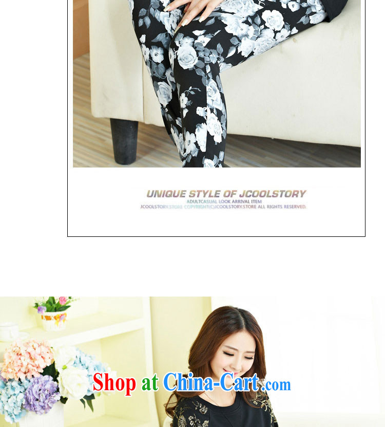 The cloud, Eva 2014 retro stamp the code leisure trousers Sau San video thin large code female Korean version 7064 black 4XL pictures, price, brand platters! Elections are good character, the national distribution, so why buy now enjoy more preferential! Health