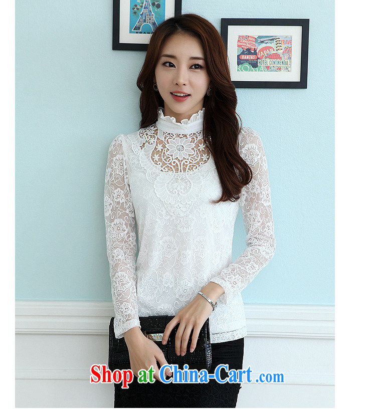 Constitution, the overweight spring loaded T-shirt 2015 XL women mm thick stylish small shirt lace Korean version of the new, elegant and sweet temperament lace solid white shirt XL 3 135 - 150 Jack pictures, price, brand platters! Elections are good character, the national distribution, so why buy now enjoy more preferential! Health