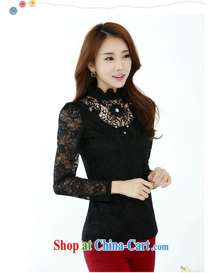 Constitution, the overweight spring loaded T-shirt 2015 XL women mm thick stylish small shirt lace Korean version of the new, elegant and sweet temperament lace solid white shirt XL 3 135 - 150 Jack pictures, price, brand platters! Elections are good character, the national distribution, so why buy now enjoy more preferential! Health