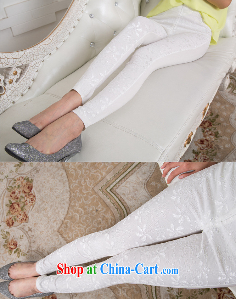 Ting, Autumn 2014 the new lace casual trousers large, thick MM thin stretch cultivating castor solid pants 6107 white XL pictures, price, brand platters! Elections are good character, the national distribution, so why buy now enjoy more preferential! Health