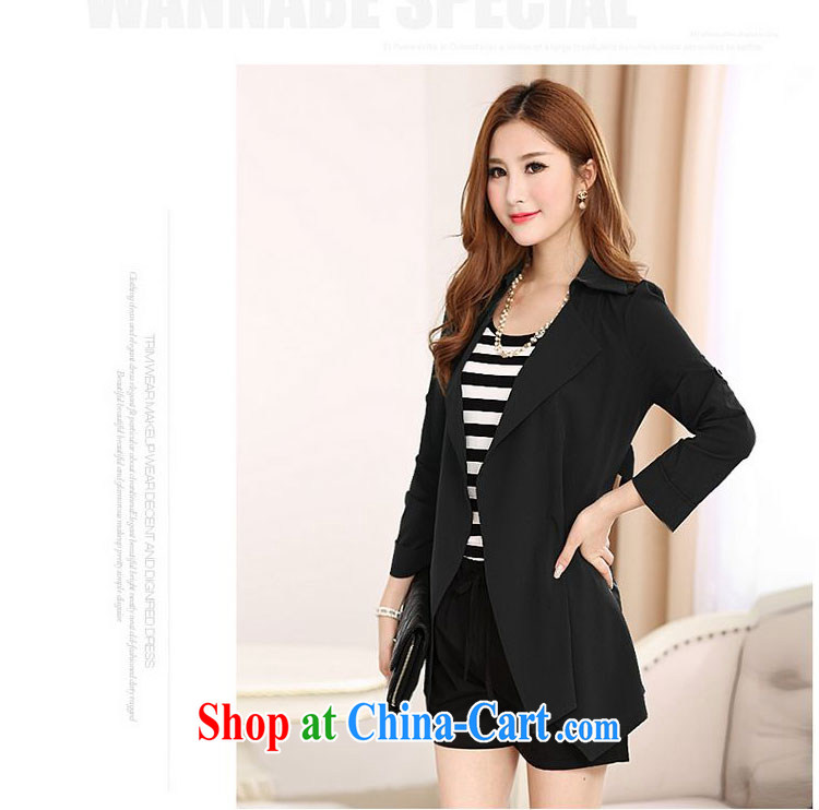 ZORMO spring, Korean spring snow woven cardigan larger women mm thick and indeed increase number of T-shirt black 3 XL pictures, price, brand platters! Elections are good character, the national distribution, so why buy now enjoy more preferential! Health