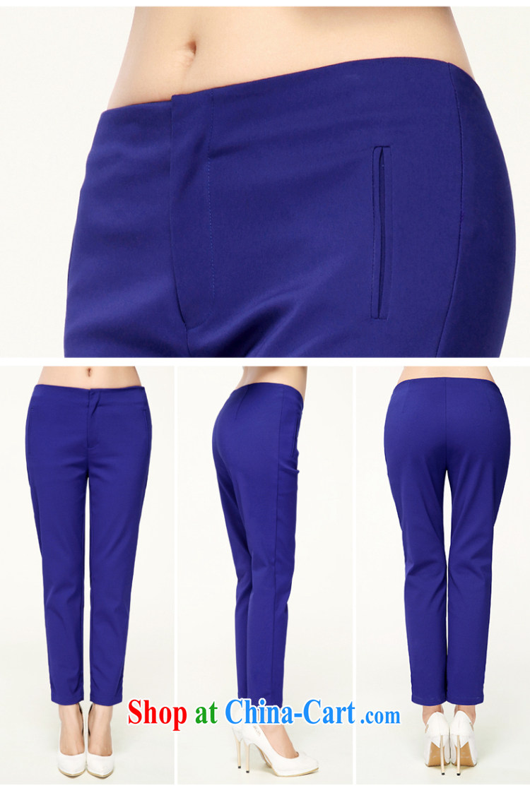 The Mak larger women fall 2014 with new thick mm stylish and simple graphics thin pants long pants cotton 43,226 blue 5 XL pictures, price, brand platters! Elections are good character, the national distribution, so why buy now enjoy more preferential! Health