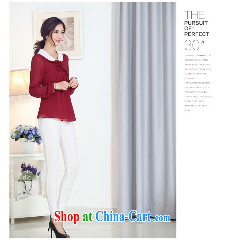 Shallow 2015 King, female spring new Snow woven shirts girls long-sleeved baby for thick, graphics thin, snow-woven shirts female S 1501 wine red 4 XL pictures, price, brand platters! Elections are good character, the national distribution, so why buy now enjoy more preferential! Health