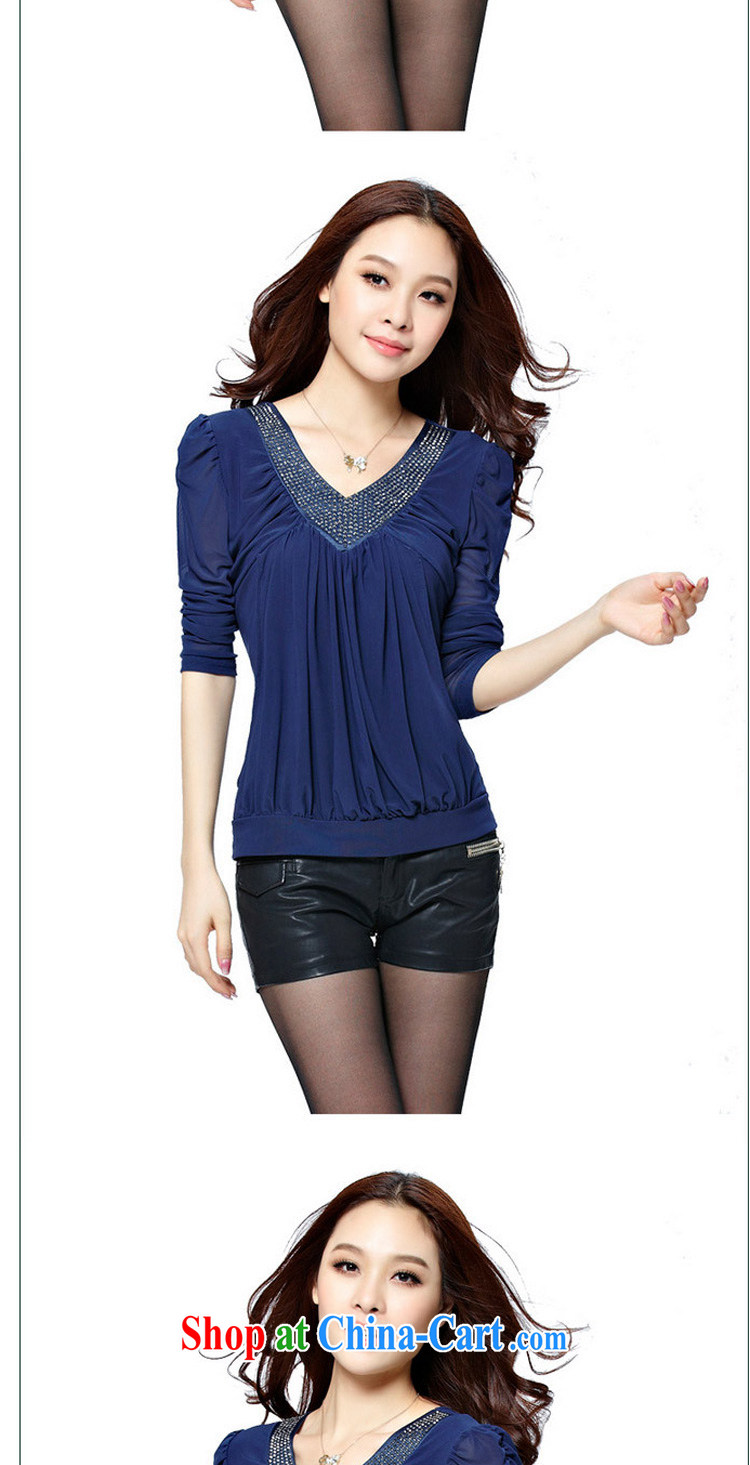 According to the Philippines fall 2014 with new thick MM and indeed XL video thin wood drill V for solid long-sleeved T-shirt T-shirt woman Y 032 blue XXL pictures, price, brand platters! Elections are good character, the national distribution, so why buy now enjoy more preferential! Health