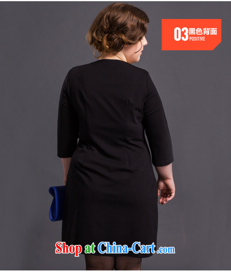 Tomnrabbit larger female dresses new spring 2015 in Europe and America, mm thick beauty graphics thin knocked color stitching further skirt black XL pictures, price, brand platters! Elections are good character, the national distribution, so why buy now enjoy more preferential! Health