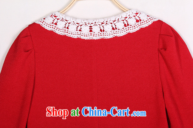 The delivery package mail as soon as possible, focusing on women's clothing XL dresses fall 2014 with lace doll for red dress so gross wedding dresses red please reference brassieres waist data, pictures, price, brand platters! Elections are good character, the national distribution, so why buy now enjoy more preferential! Health