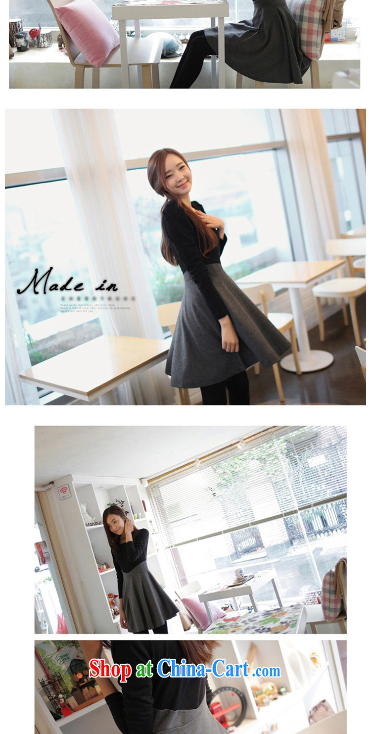 According to Donald Rumsfeld, Autumn 2014 the new Korean thick MM larger female fashion hit color tile graphics thin long-sleeved solid dresses female Y 041 black and gray XXXXL pictures, price, brand platters! Elections are good character, the national distribution, so why buy now enjoy more preferential! Health