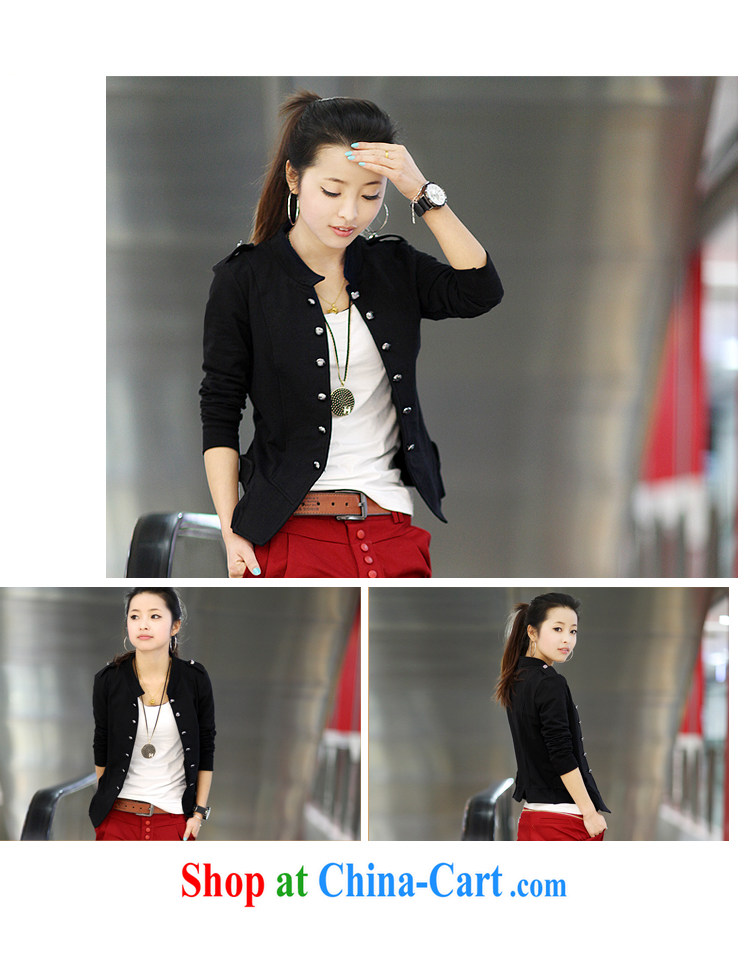 Thin (NOS) to increase, women with relaxed and stylish 100 a casual shawl jacket girls T-shirt A 5111 Black Large Number 3 XL 200 Jack The following pictures, price, brand platters! Elections are good character, the national distribution, so why buy now enjoy more preferential! Health