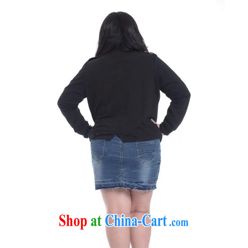 Thin (NOS) to increase, women with relaxed and stylish 100 a casual shawl jacket women jacket A 5111 Black Large Number 3 XL 200 jack, thin (NOS), online shopping
