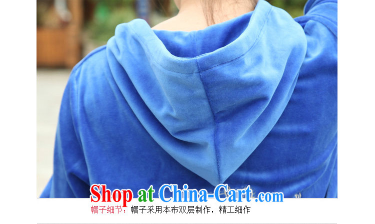 Thin (NOS)XL women sport and leisure home cap velvet long-sleeved two package A 6731 blue 3 XL/200 Jack left and right pictures, price, brand platters! Elections are good character, the national distribution, so why buy now enjoy more preferential! Health