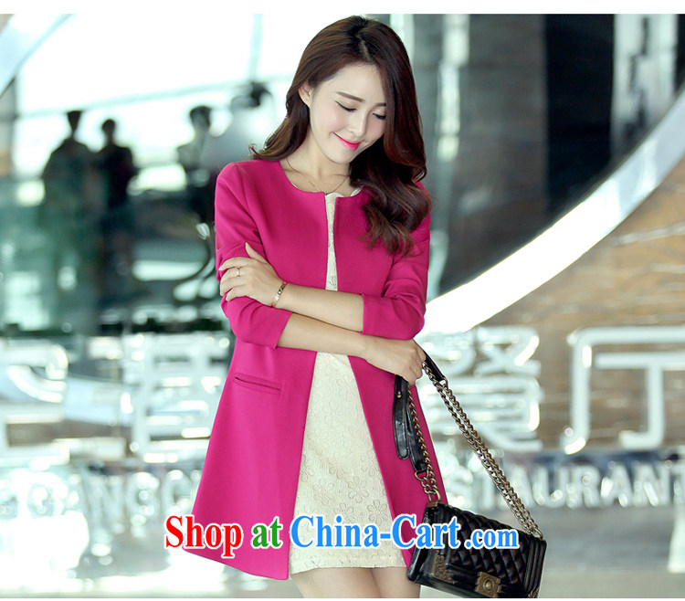 Strong, Autumn 2014 the new Korean Wind Yi Girls long-sleeved, long jacket, beauty and leisure clothing larger female 8801 white XXXL pictures, price, brand platters! Elections are good character, the national distribution, so why buy now enjoy more preferential! Health