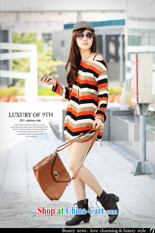MEI QI-down Flower Spring 2015 new female Korean version with pregnant women with Korean version of the greater code T shirt pregnant women color bar moire relaxed, long T-shirt solid T-shirt orange loose the code pictures, price, brand platters! Elections are good character, the national distribution, so why buy now enjoy more preferential! Health