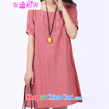 Onpress International Rain underglaze early spring 2015 new female Korean version the code stamp V collar original loose cotton Ma long-sleeved dresses F 007 dark blue XXL pictures, price, brand platters! Elections are good character, the national distribution, so why buy now enjoy more preferential! Health