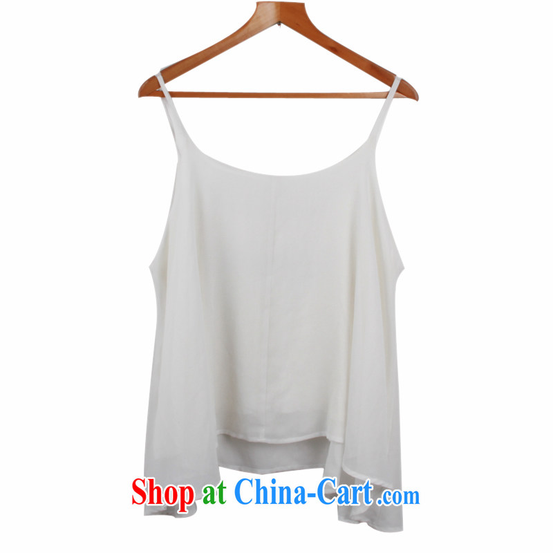 There are drug addicts the Code women mm thick 2014 summer new European site the code snow woven strap vest 9538 white L, addiction, shopping on the Internet