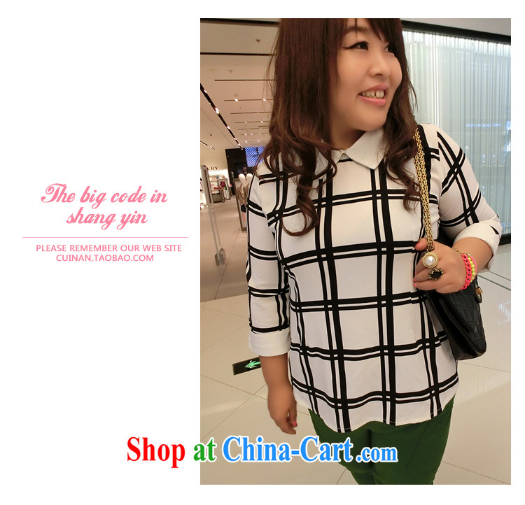 There are drug addicts 2013 the Code women mm thick load fall Korean video thin black-and-white, loose the code female shirt 763 white XXL pictures, price, brand platters! Elections are good character, the national distribution, so why buy now enjoy more preferential! Health