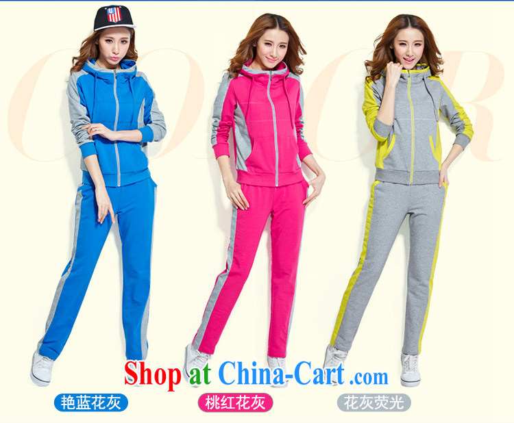 The Music of Anne spring new Korean sportswear girls spring leisure suite 2015 double-cap stitching lounge serving large, female flowers gray XXXL pictures, price, brand platters! Elections are good character, the national distribution, so why buy now enjoy more preferential! Health