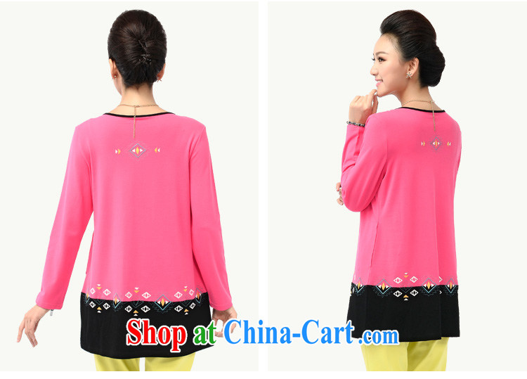 Sun Flower fall 2014 with new, larger female Korean thick sister round-collar spell color embroidered long-sleeved T board of 6126 red XXXXL pictures, price, brand platters! Elections are good character, the national distribution, so why buy now enjoy more preferential! Health