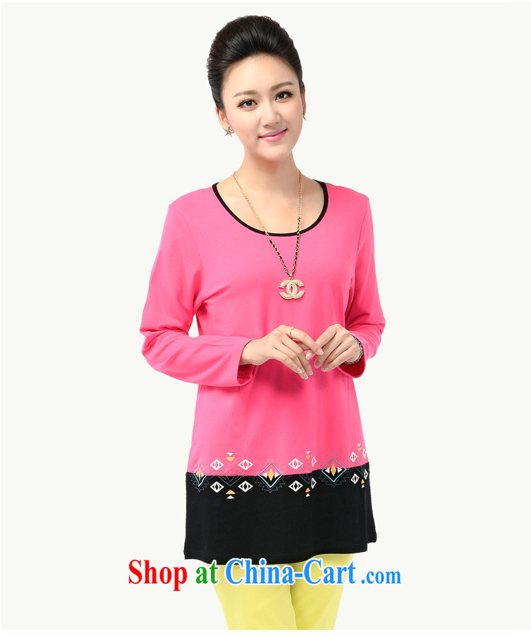 Sun Flower fall 2014 with new, larger female Korean thick sister round-collar spell color embroidered long-sleeved T board of 6126 red XXXXL pictures, price, brand platters! Elections are good character, the national distribution, so why buy now enjoy more preferential! Health