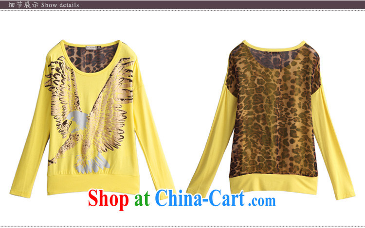 The Mak larger women fall 2014 with new thick mm stylish beauty graphics thin Leopard T shirts girls long-sleeved 13,003 black 2 XL pictures, price, brand platters! Elections are good character, the national distribution, so why buy now enjoy more preferential! Health