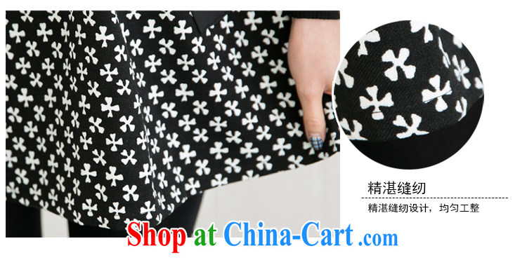 The honey autumn beauty with new, thick mm maximum code female presence for over 4 ye take A Edition dresses women 8709 black with white flowers XXXXL pictures, price, brand platters! Elections are good character, the national distribution, so why buy now enjoy more preferential! Health