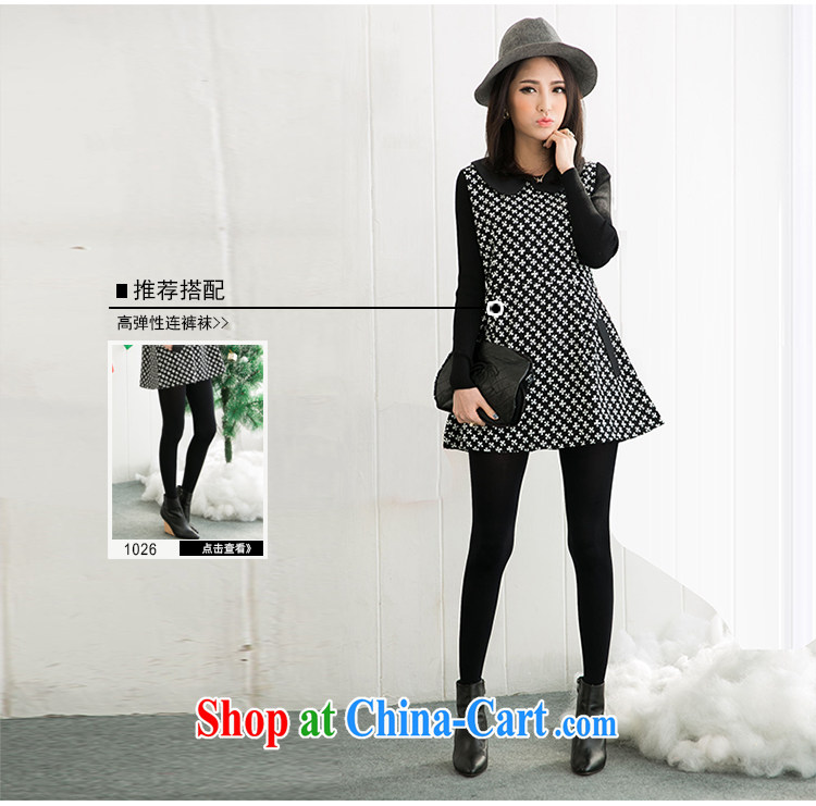 The honey autumn beauty with new, thick mm maximum code female presence for over 4 ye take A Edition dresses women 8709 black with white flowers XXXXL pictures, price, brand platters! Elections are good character, the national distribution, so why buy now enjoy more preferential! Health