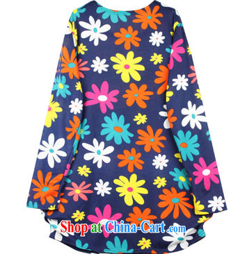 sea routes take new, small floral large code shirt, long, large, female Korean version of the greater code blouses 3423 - 3 small floral are code pictures, price, brand platters! Elections are good character, the national distribution, so why buy now enjoy more preferential! Health