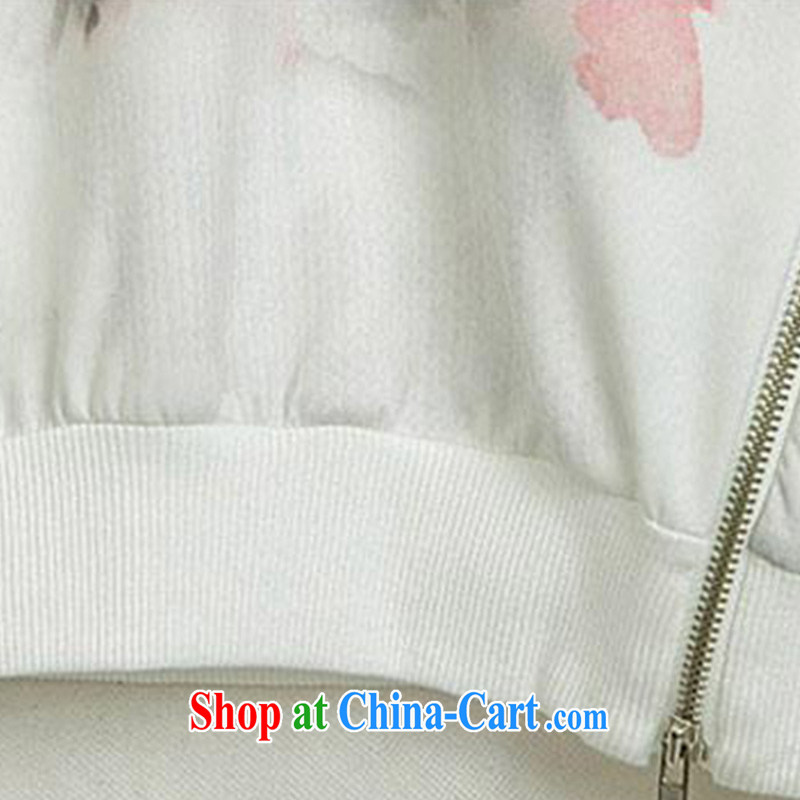 Jun 2014 the new Europe and autumn large, female loose sweater casual thin coat graphics thin long-sleeved large castor pants LZ 333 photo color 5 XL, grand unification, and, on-line shopping