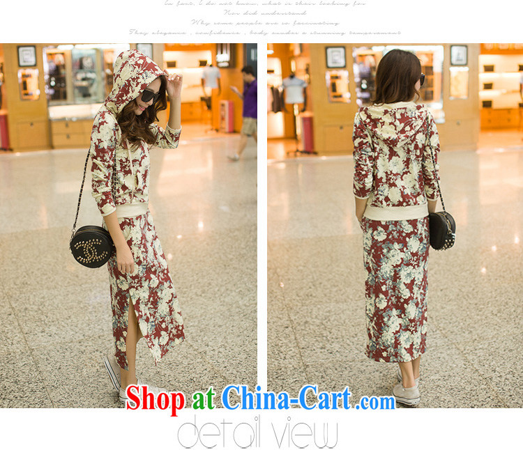 Morning would be 2015 spring new Korea and indeed increase, female fat sister fashion clothing package graphics thin temperament personality stamp Leisure package full spend Uhlans on + long skirt 3 XL (recommendations 130 - 145 jack) pictures, price, brand platters! Elections are good character, the national distribution, so why buy now enjoy more preferential! Health