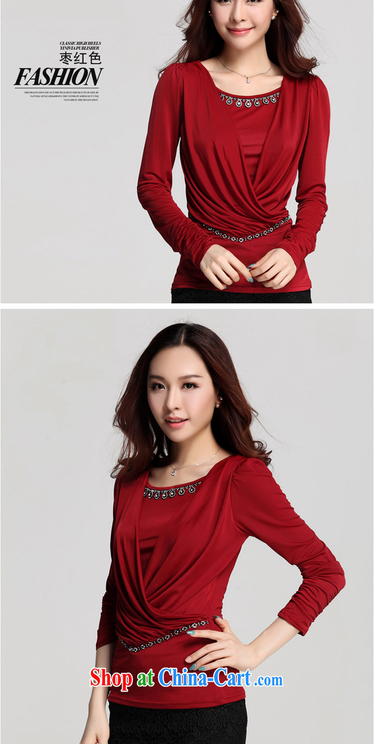 flower girl Isabelle autumn 2014 the new Korean OL commuter cultivating large numbers, wrinkles graphics thin long-sleeved shirt solid female D 7109 black 3 XL pictures, price, brand platters! Elections are good character, the national distribution, so why buy now enjoy more preferential! Health