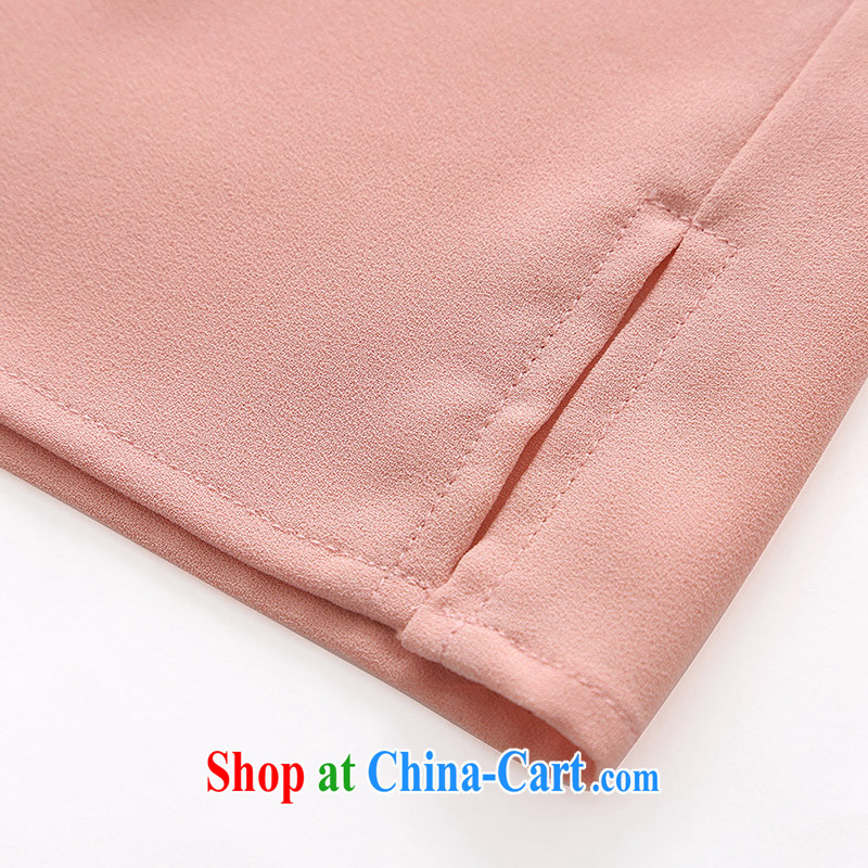MSSHE XL ladies' 2015 spring sweet Mrs female shirt lapel long-sleeved T-shirt 7776 blue 2 XL, Susan Carroll, Ms Elsie Leung Chow (MSSHE), online shopping