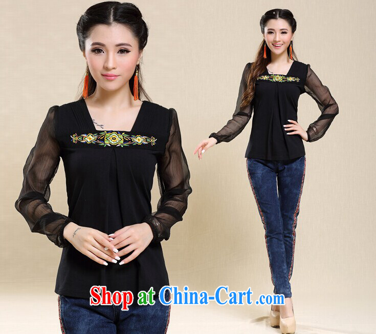 Cheuk-yan Chi-chi (zhuoziqi) autumn and winter decorated women in snow-woven long-sleeved female solid T-shirt-t-shirts female black XXL pictures, price, brand platters! Elections are good character, the national distribution, so why buy now enjoy more preferential! Health