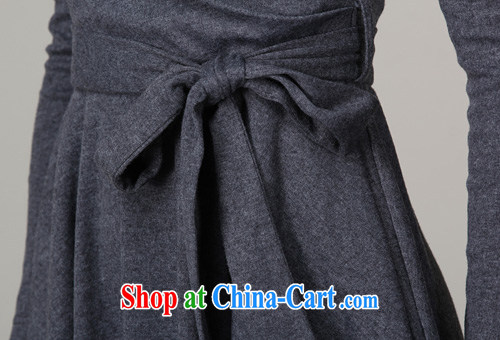 The LAN-XL fat girls with solid-colored long-sleeved ladies casual dress OL thick sister 2015 spring new Korean video thin commuter-skirt gray large XL 3 165 - 185 Jack pictures, price, brand platters! Elections are good character, the national distribution, so why buy now enjoy more preferential! Health