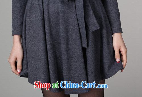 The LAN-XL fat girls with solid-colored long-sleeved ladies casual dress OL thick sister 2015 spring new Korean video thin commuter-skirt gray large XL 3 165 - 185 Jack pictures, price, brand platters! Elections are good character, the national distribution, so why buy now enjoy more preferential! Health