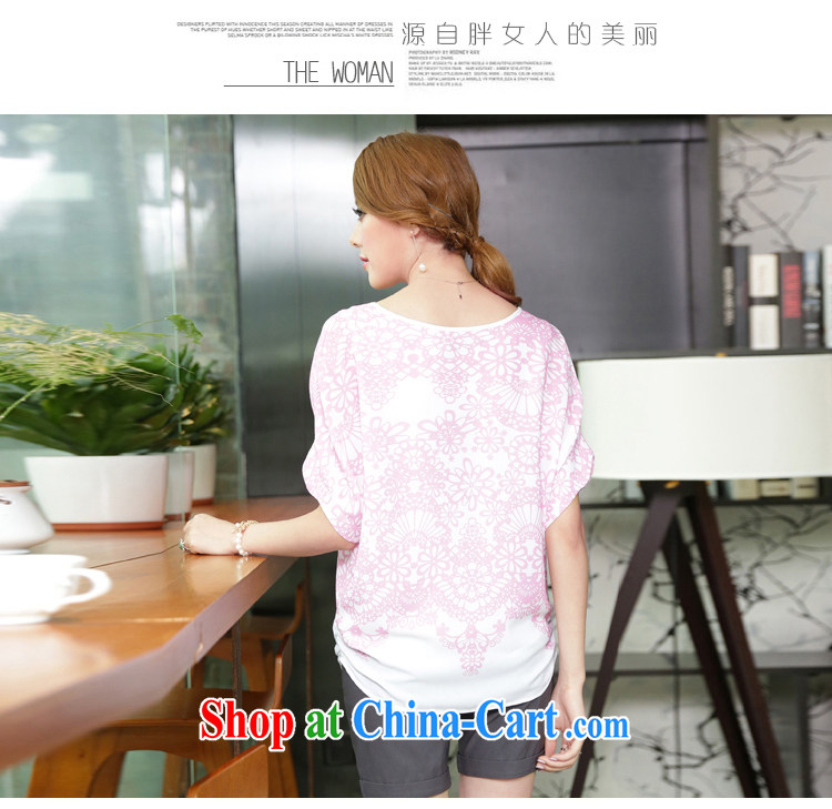 Director of King, female thick mm summer, new 2014 Korean Version Stamp thick sister loose short-sleeved T-shirt snow woven shirts, S 1648 pink 3 XL for 160 Jack left and right pictures, price, brand platters! Elections are good character, the national distribution, so why buy now enjoy more preferential! Health