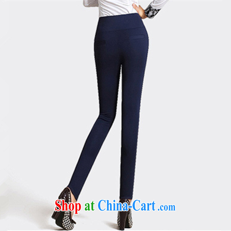 too wide ballet endocrine disruptors (YOCINRE) the code female spring new high-end 4-Sided pop-up graphics gaunt waist stretch castor leisure castor pants 8313 blue 4 XL recommendations 170 - 180 jack, is too wide; Zhang Qinsheng buds (YOCINRE), online shopping