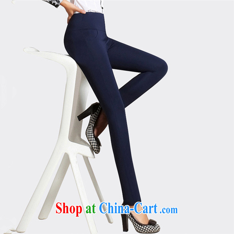 too wide ballet endocrine disruptors (YOCINRE) the code female spring new high-end 4-Sided pop-up graphics gaunt waist stretch castor leisure castor pants 8313 blue 4 XL recommendations 170 - 180 jack, is too wide; Zhang Qinsheng buds (YOCINRE), online shopping