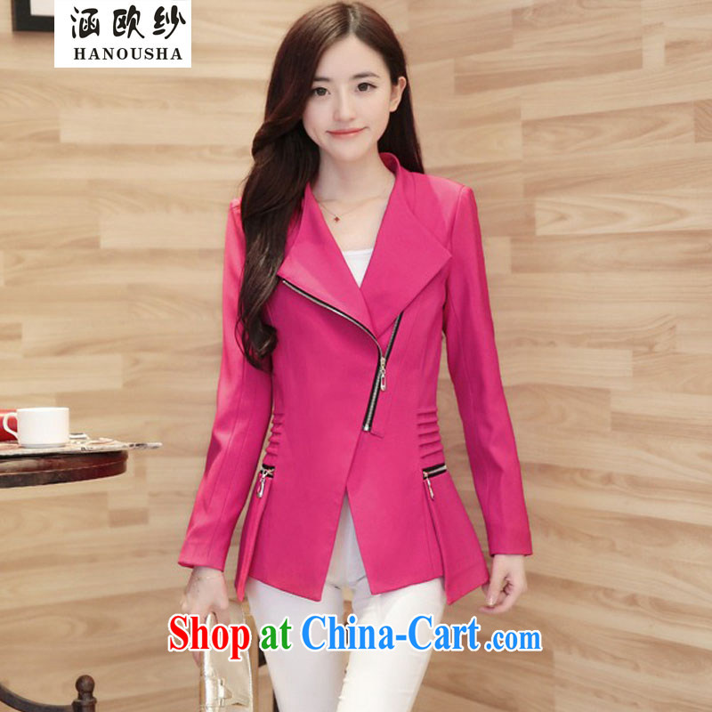 covered by the autumn 2014 the new ol' stylish small suits women cultivating long-sleeved Leisure Suit Spring and Autumn and thin coat girls of spring and autumn red XXXL