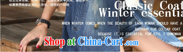 COVERED BY THE 2015 Spring and Autumn and the new denim jacket girls long leisure double-cowboy wind jacket girls denim blue XXL pictures, price, brand platters! Elections are good character, the national distribution, so why buy now enjoy more preferential! Health