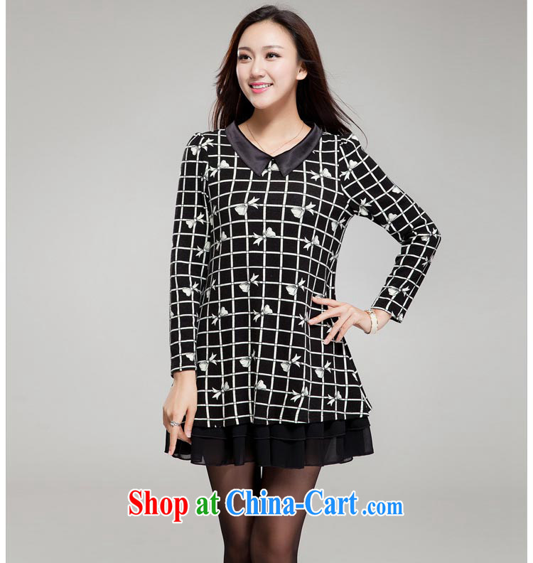 Al Gore, (GOSY) fall 2014 with new, larger female import lint-free cloth lapel long-sleeved dresses black XXXXL pictures, price, brand platters! Elections are good character, the national distribution, so why buy now enjoy more preferential! Health
