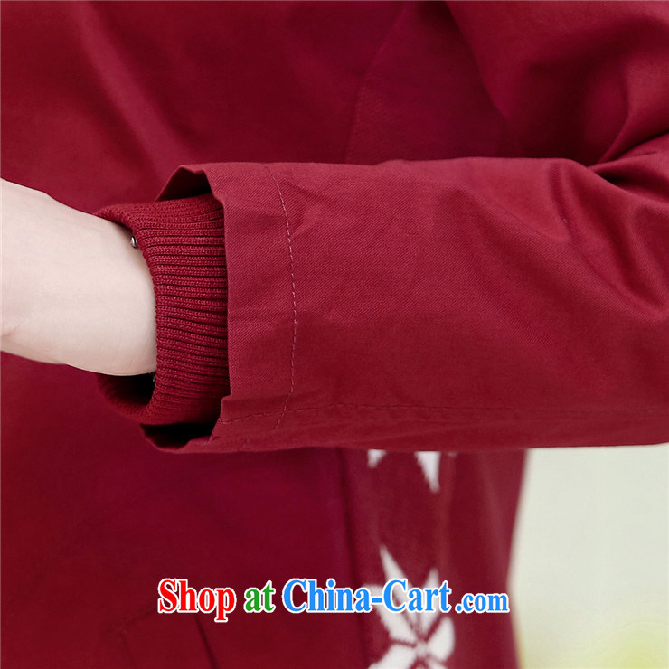 To Yi Sha 2015 spring new, long, loose the code thick MM cap wind jacket QYBL 629 wine red 3 XL pictures, price, brand platters! Elections are good character, the national distribution, so why buy now enjoy more preferential! Health